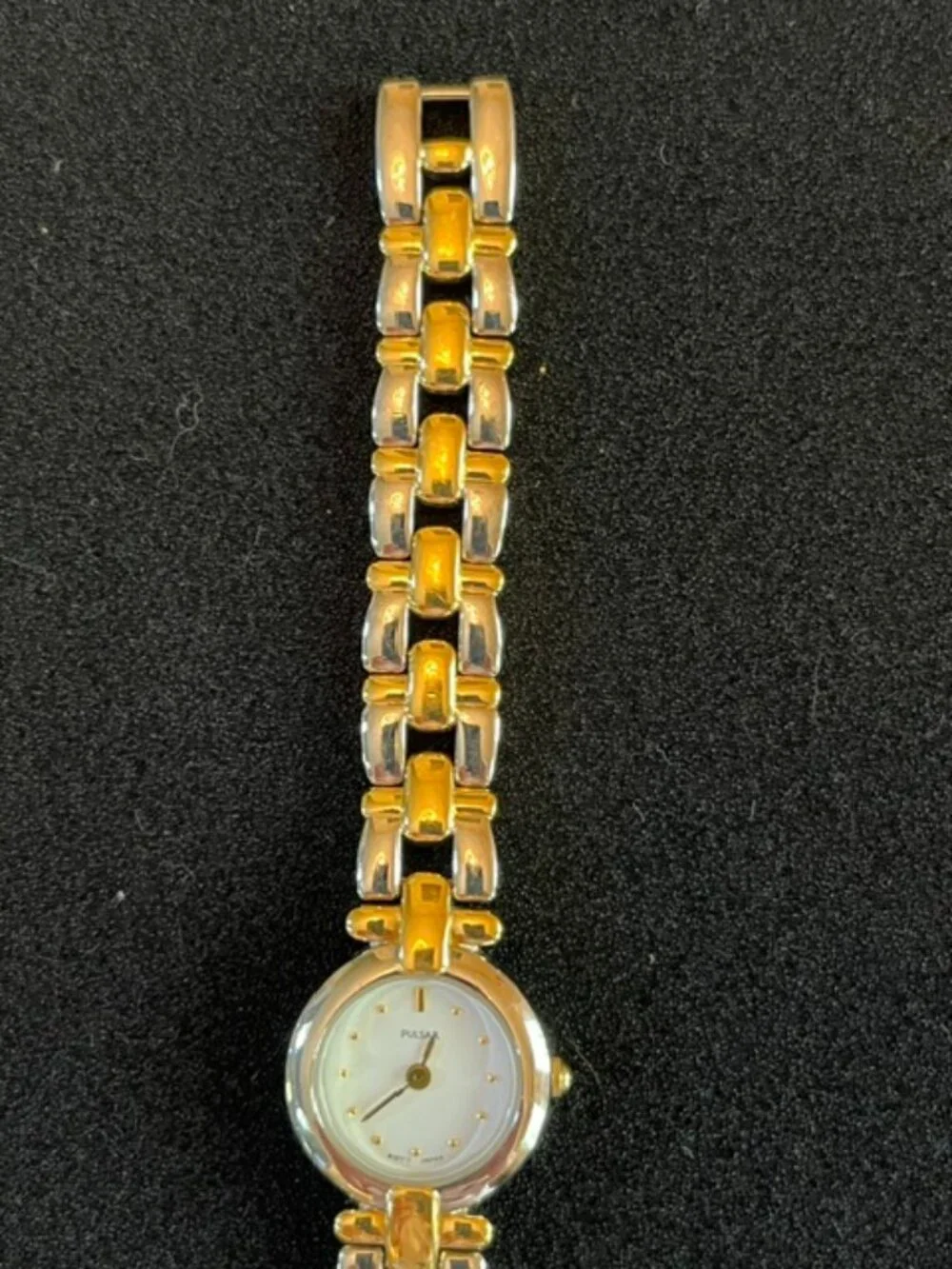 PULSAR | Two-tone Link Bracelet Watch Classic-EUC-NEW Battery